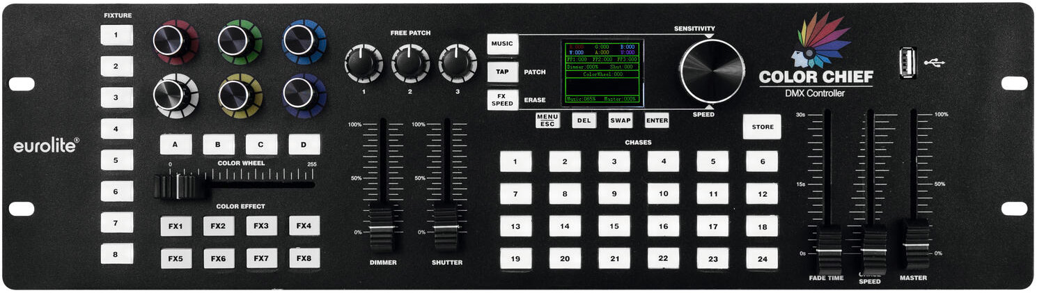 Eurolite Dmx Led Color Chief Dmx Controller