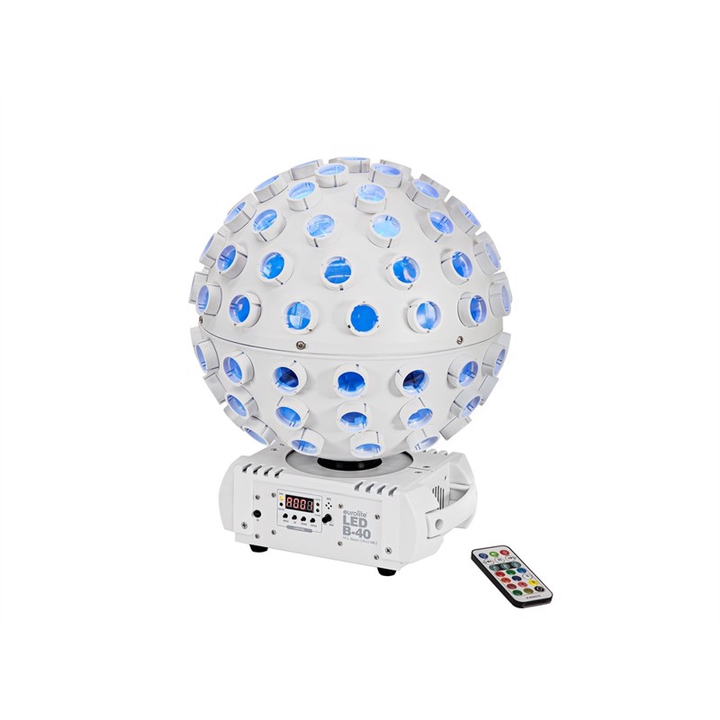 Eurolite Led  -40 Hcl Beam Effect Mk2    X10    - -  Led   Rgbwa Uv   Hvid