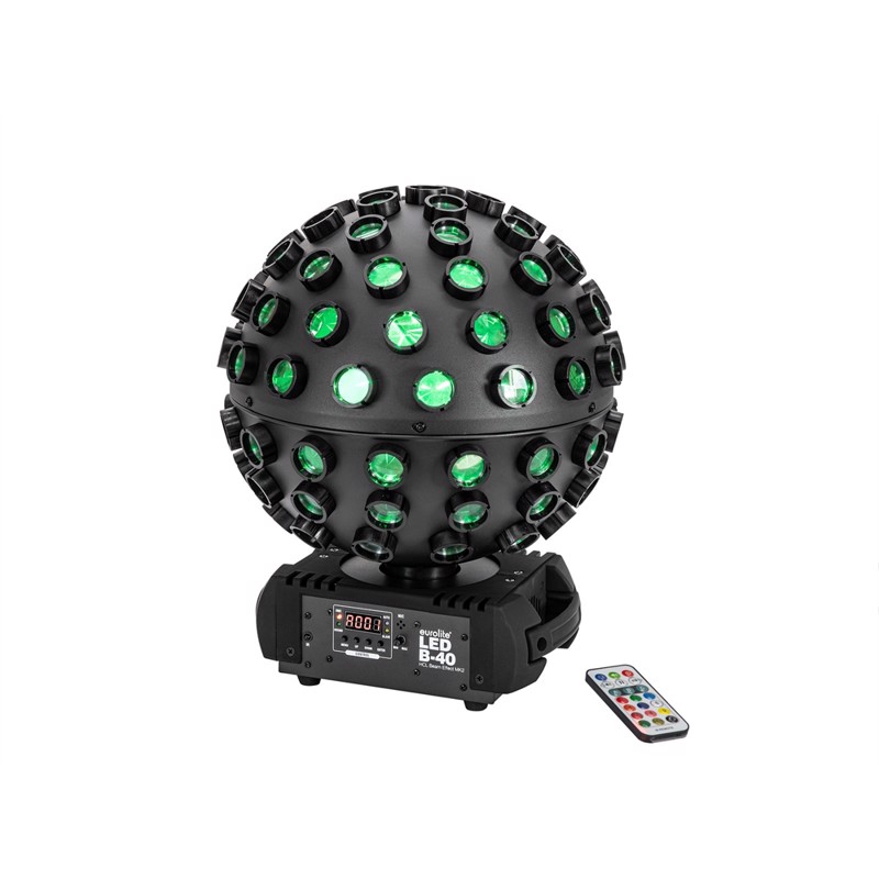 Eurolite Led  -40 Hcl Beam Effect Mk2    X10    - -  Led   Rgbwa Uv