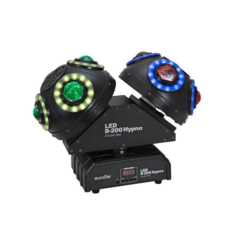 Eurolite Led  -200 Hypno Double Ball Beam Effect      10 Watt Rgbw   96 Kraftige Led Er       Rgb