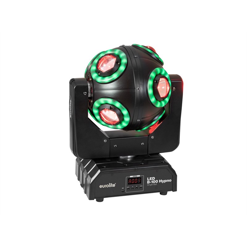 Eurolite Led  -100 Hypno Single Ball Beam Effect      10 Watt Rgbw   96 Kraftige Led Er På       Rgb