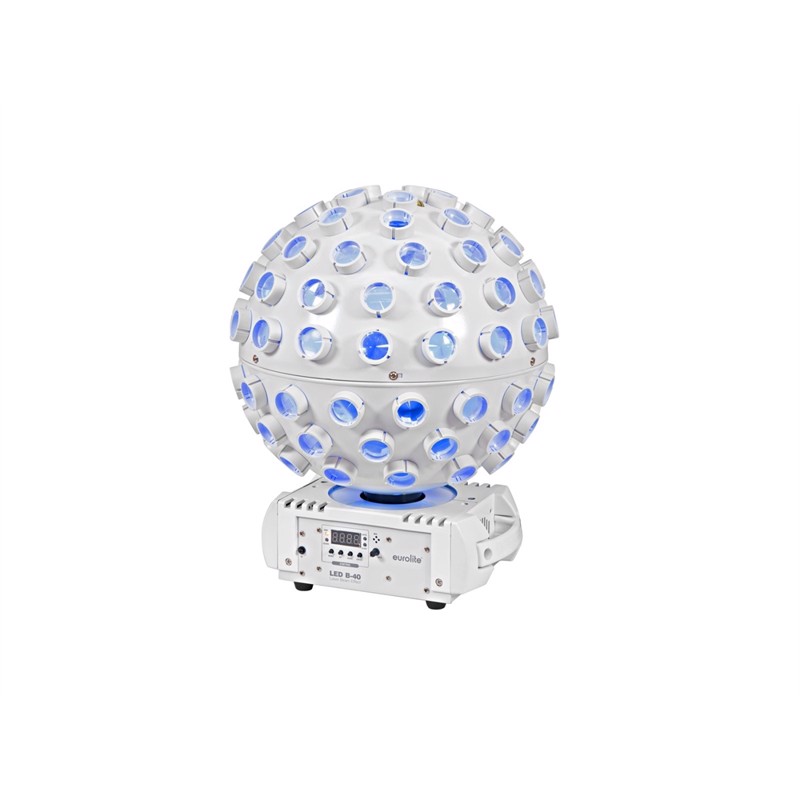 Eurolite Led  -40 Led Effekt Med Rgbw Farvemix Og Laser   Hvid