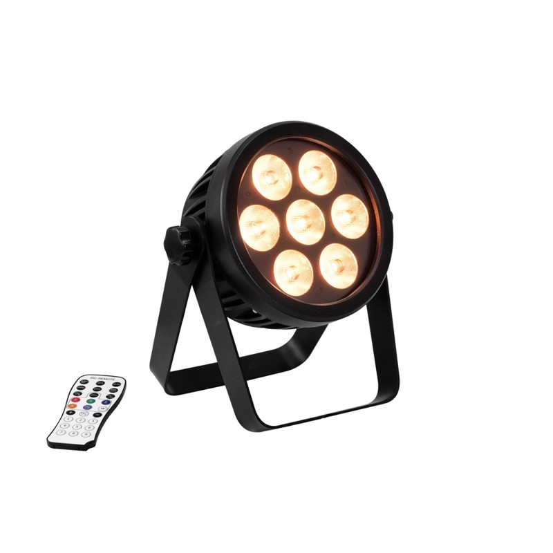 Eurolite Led 7c-  Silent Slim Spot Rgba Cw Ww Uv Leds  7in1