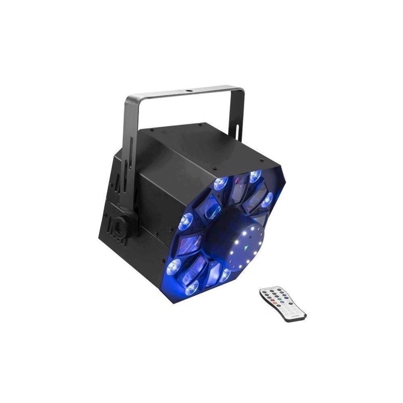 Eurolite Led Fe-1750 4i1 Led-effektlys Med Derby  Washlight  Laser Og Stroboskop