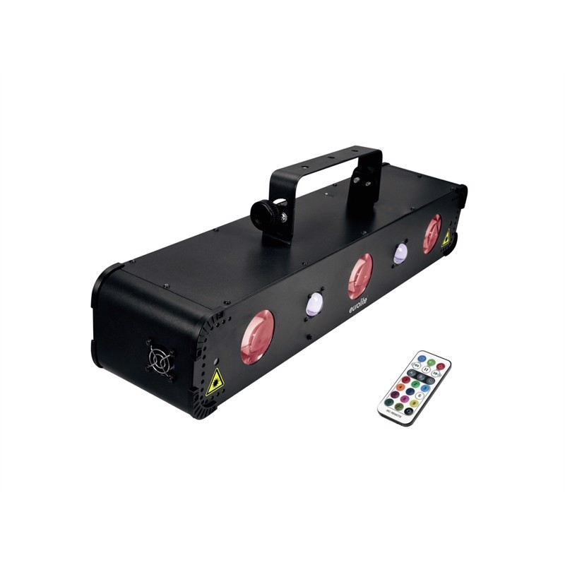 Eurolite Led Multi Fx Laser Bar  Med Rgbaw Led Matrix  Uv  Rg Laser  2m  Og Stroboskop