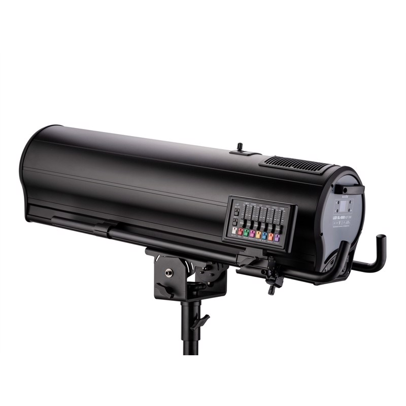 Eurolite Led Sl-1000 Mfz Dmx Følgespot  1000   Cob Cw Led       Farver  Incl  Flight Case