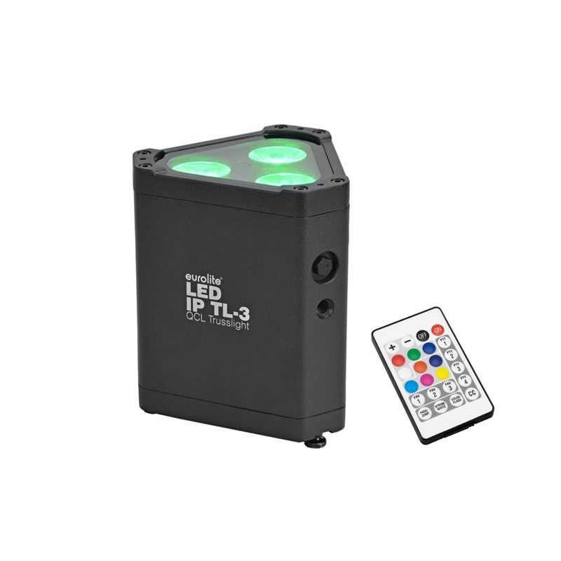 Eurolite Led Tl-  Qcl Trusslight  Ip65  10watt Rgbw  Dmx Og Ir Remote