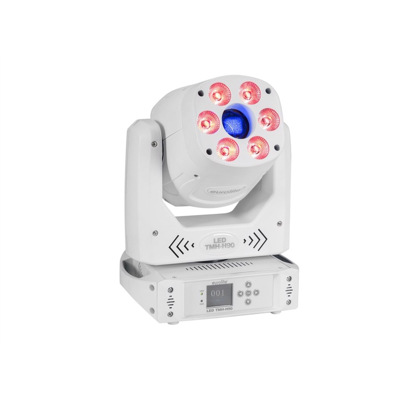 Eurolite Led Tmh-h90 Hybrid Moving-head Spot Wash Cob Wh