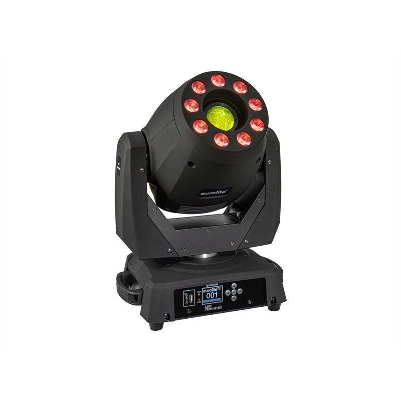 Eurolite Led Tmh-h180 Hybrid Moving-head Spot Wash 200   Led Cob