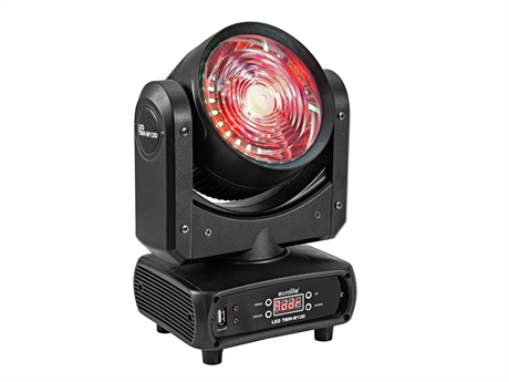 Eurolite Led Tmh-w120 Moving Head Wash Med 120   Rgb Ww Led Og Bagbelysning Via Rgb Hypno