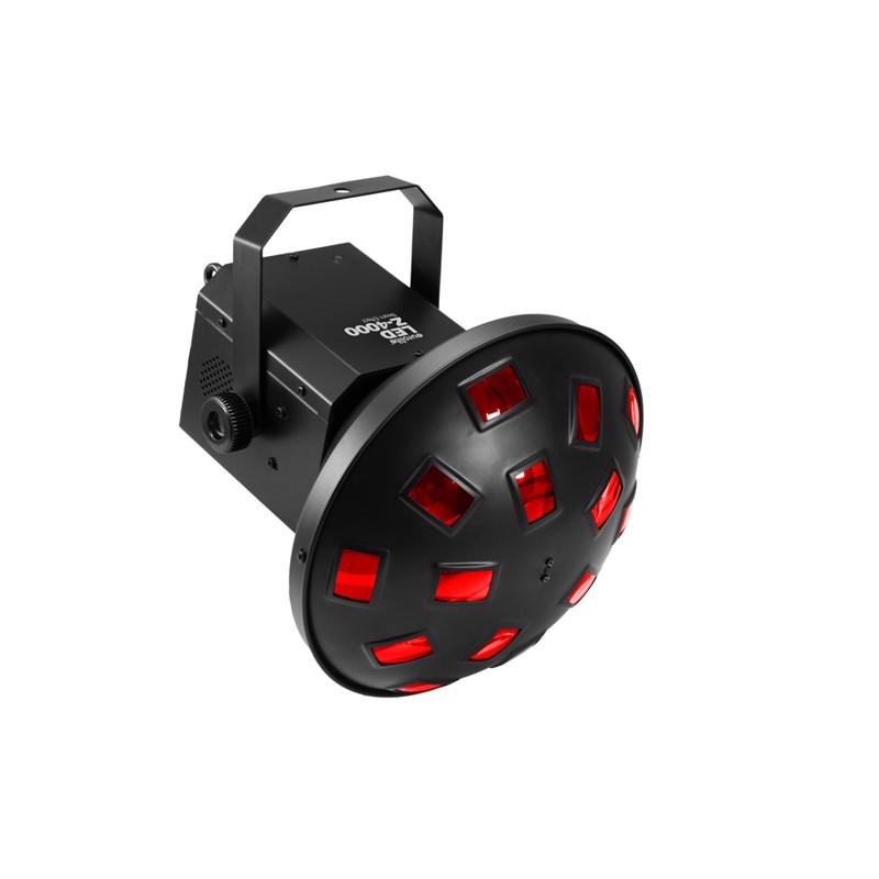 Eurolite Led  -4000 Ekstremt Lysende Derby Med         Led     Farver  Inkl  Ir-fjernbetjening