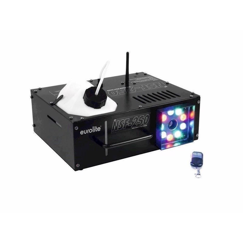 Eurolite Nsf-250 Led Dmx Hybrid Spray Røgmaskine  Med Trådløs Remote