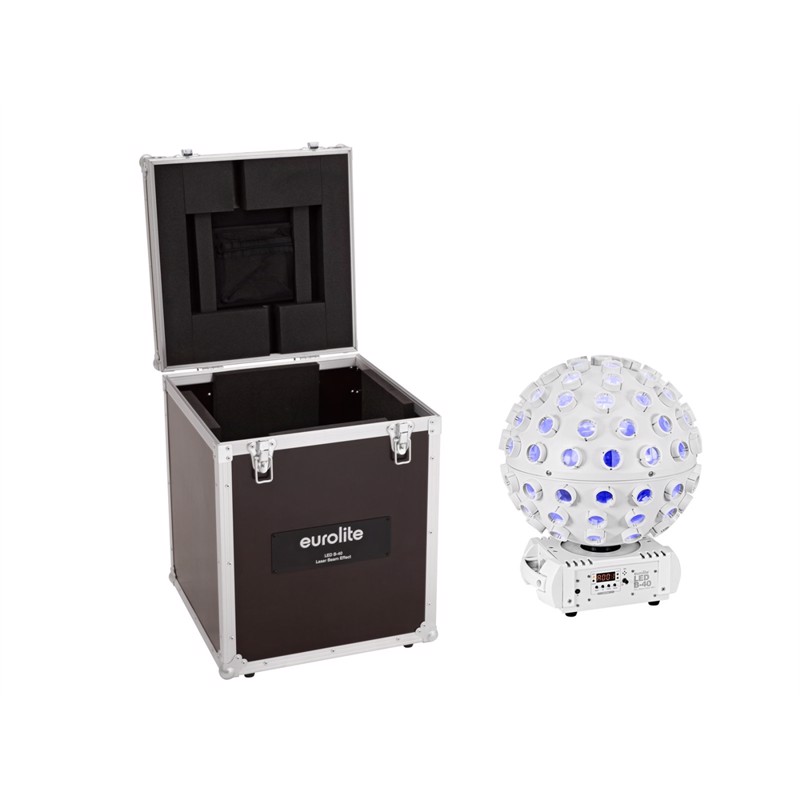 Eurolite Sæt: Led  -40 Hcl Beam Effect Mk2 Wh   Case