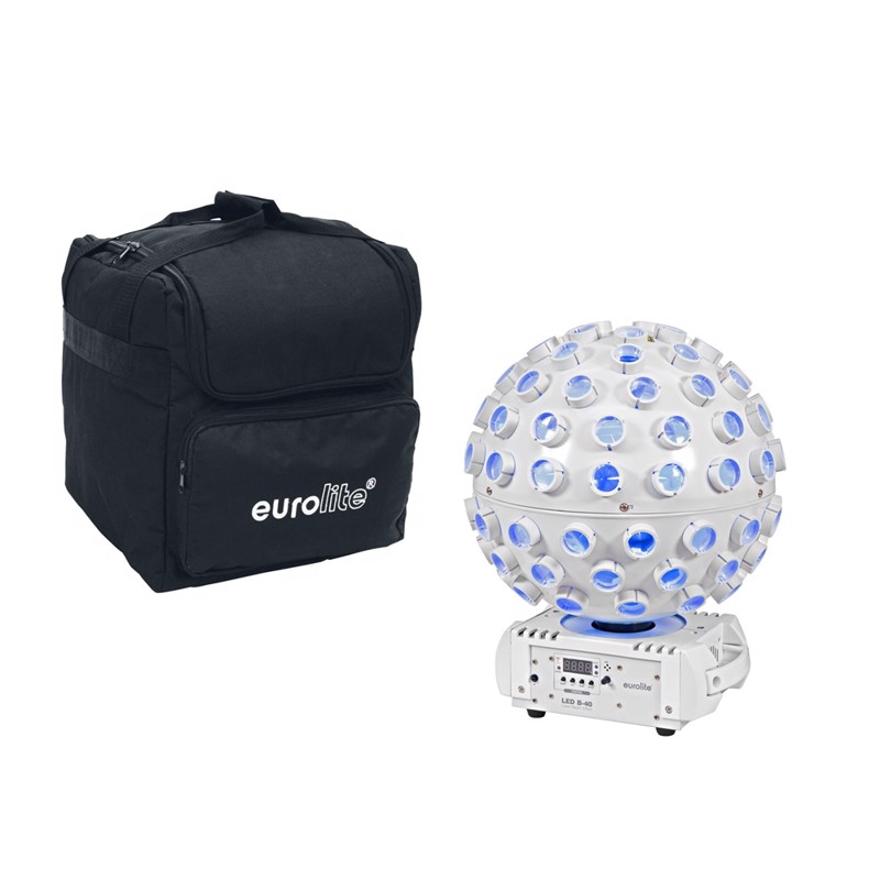 Eurolite Sæt: Led  -40 Laser Beam Effect Wh   Softbag