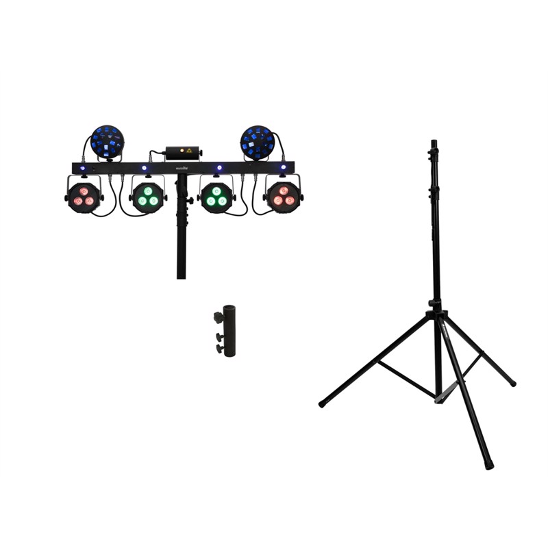 Eurolite Sæt: Led Kls Laser Bar Next Fx Light Sæt:    -  Speaker-system Stand