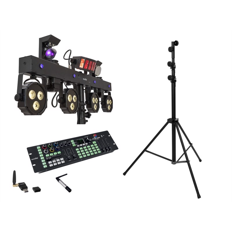 Eurolite Sæt: Led Kls Scan Next Fx Compact Light Sæt:   Controller   Steel Stand