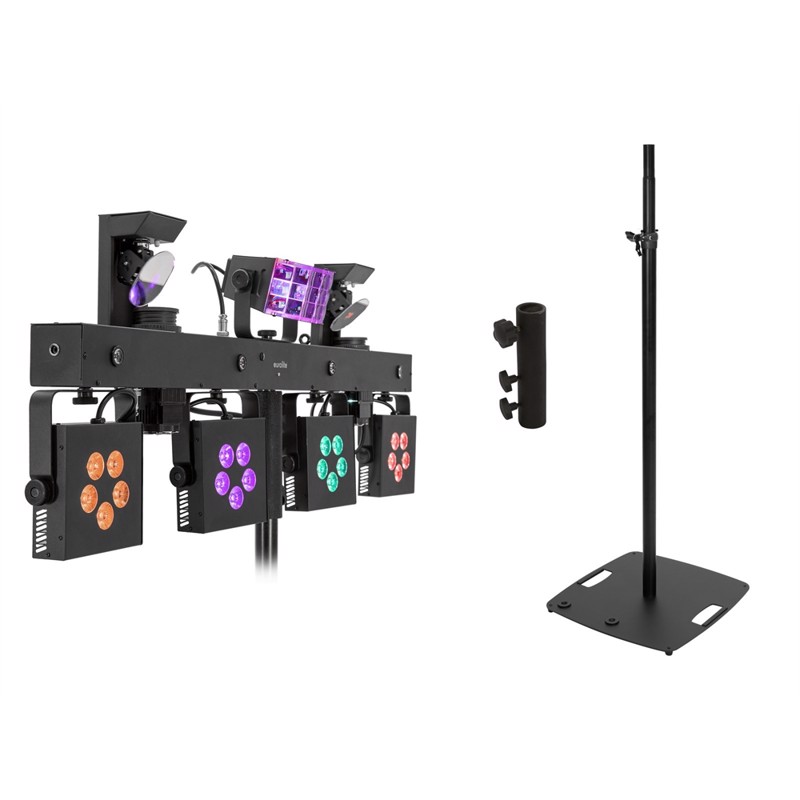 Eurolite Sæt: Led Kls Scan Pro Next Fx Compact Light Sæt:   Bps-  Loudspeaker Stand Black