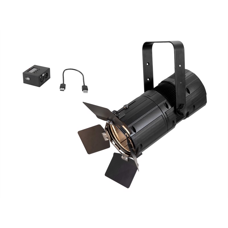 Eurolite Sæt: Led Pfr-50 Ww Fresnel Spot   Dmx-interface