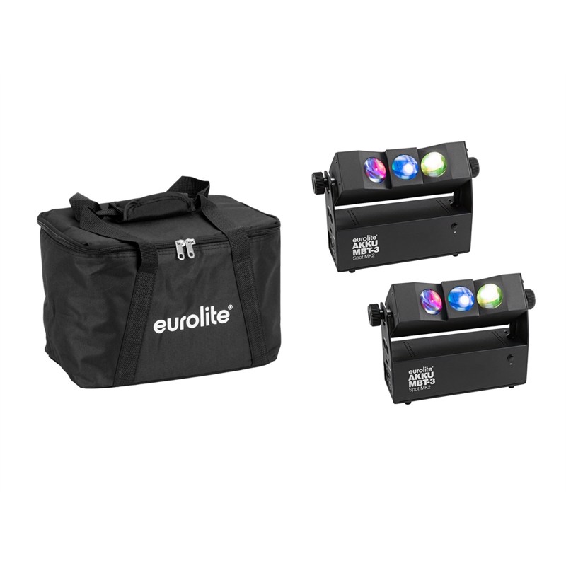 Eurolite Sæt     Akku Mbt-  Spot Mk2   Soft Bag