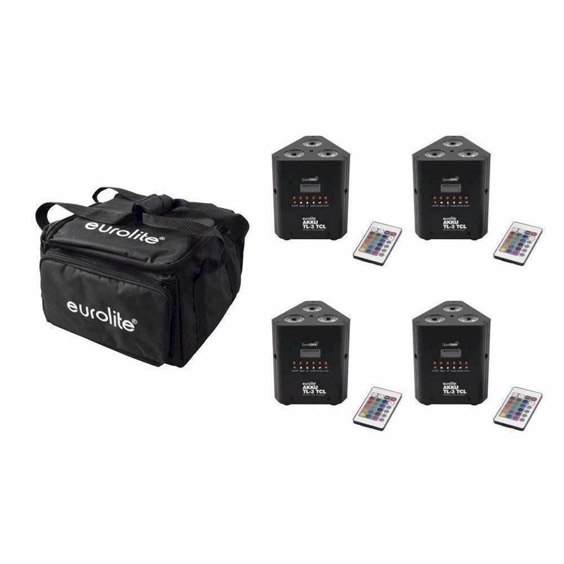 Eurolite Sæt:     Akku Tl-  Quickdmx   Soft-bag