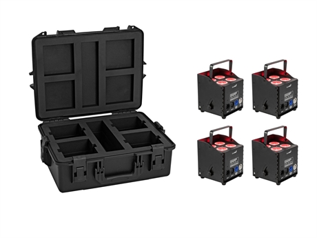 Eurolite Sæt     Akku Up-  Qcl Spot Quickdmx Mk2   Plastikkasse