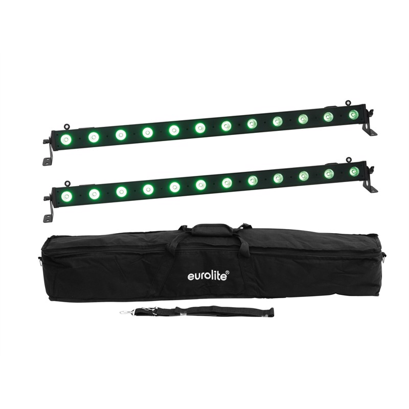 Eurolite Sæt:     Led Bar-12 Qcl Rgb Uv Bar   Soft-bag