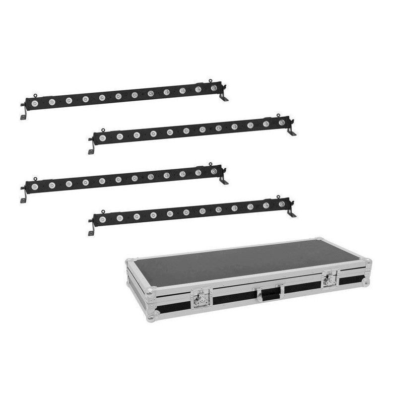 Eurolite Sæt:     Led Bar-12 Qcl Rgba Bar   Case