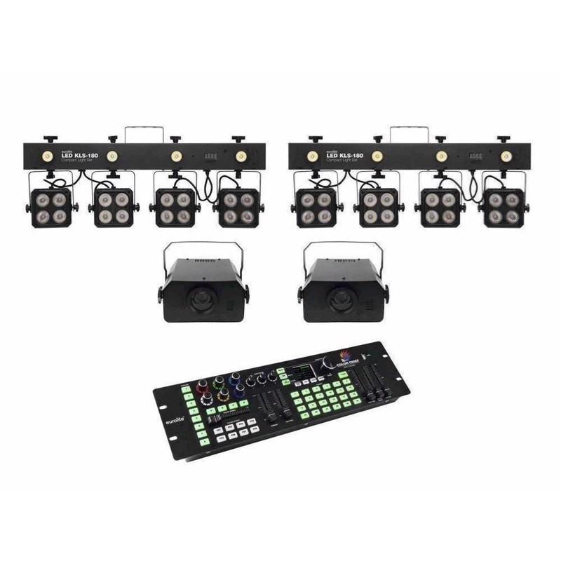 Eurolite Sæt:     Led Kls-180       Led Wf-40   Dmx Led Color Chief