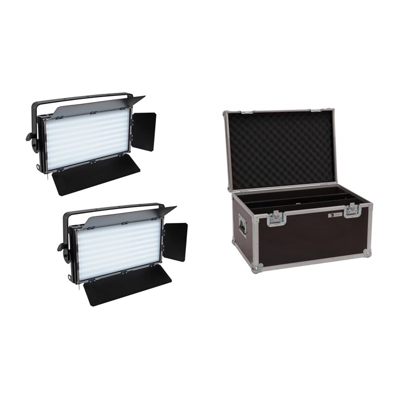 Eurolite Sæt:     Led Pll-480 Cw Ww Panel   Case