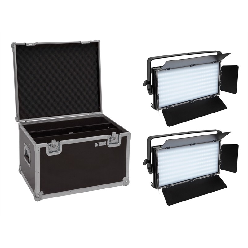Eurolite Sæt:     Led Pll-480 Qcl Panel   Case