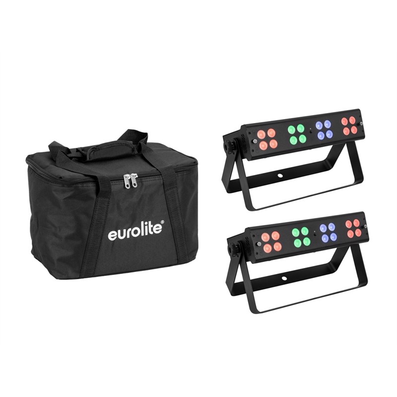 Eurolite Sæt     Led Silent Bar 16x4w Rgb Ww   Soft Bag