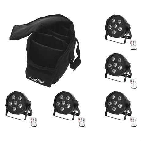Eurolite Sæt: 5x Led Sls-603   Case
