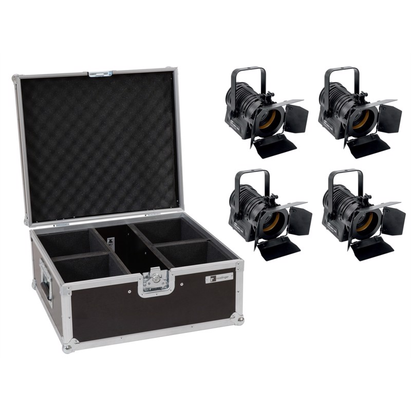 Eurolite Sæt:     Led Tha-20pc Trc Theater-spot Bk   Case