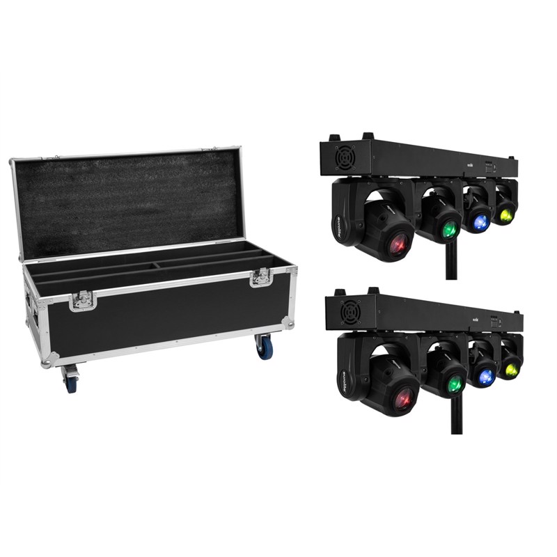 Eurolite Sæt     Led Tmh Bar S120   Flightcase Med Hjul