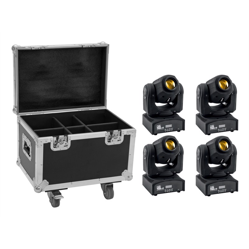 Eurolite Sæt:     Led Tmh-17 Spot   Case With Wheels