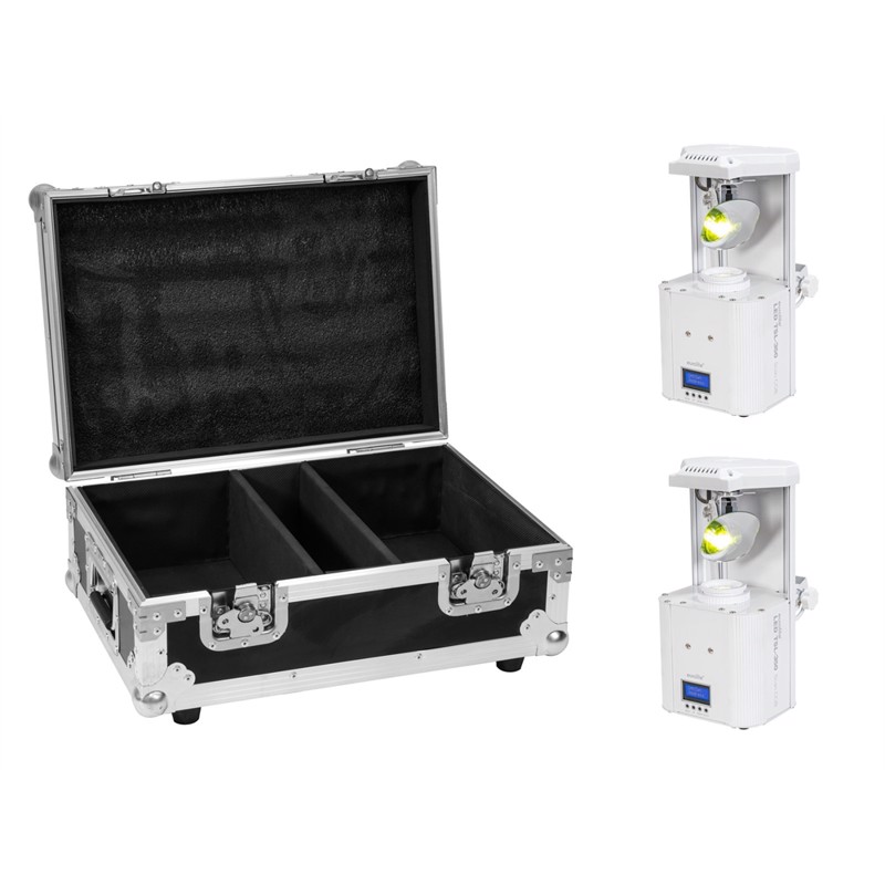 Eurolite Sæt:     Led Tsl-350 Scan Cob White   Case