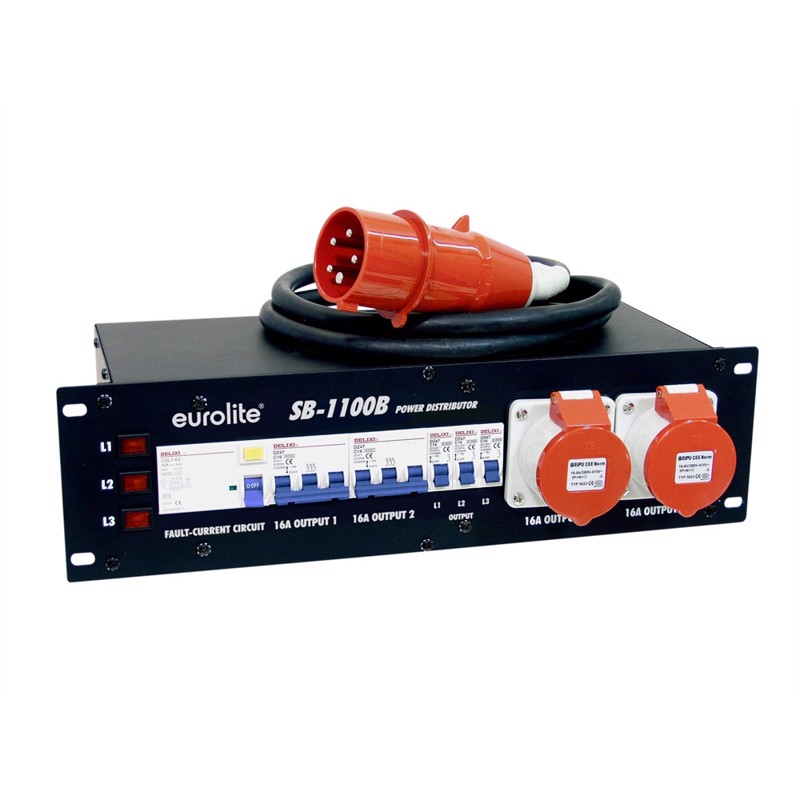 Eurolite Sb-1100b Power Distributor 32a
