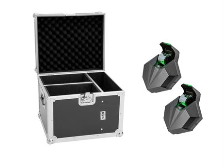 Eurolite Set 2x Led Cat-80 Beam Effect   Flightcase