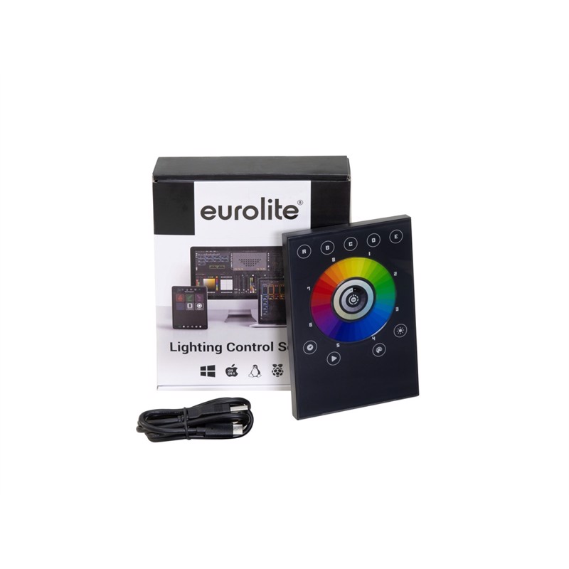 Eurolite Touch-512 Dmx Vægkontrol Med Multifunktions Touchpad Og Software