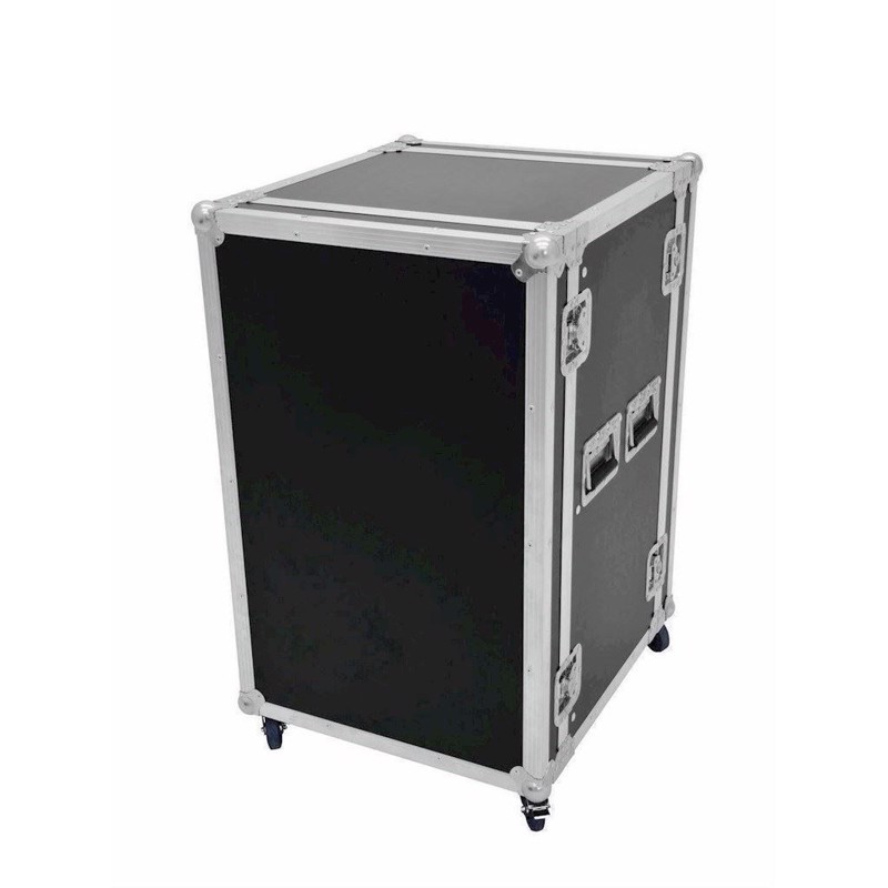 Flightcase Rack  10 Unit  45 Cm  Professionel Kvalitet  Med Hjul