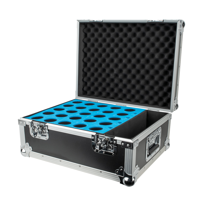 Flightcase Til 25 Mikrofoner Og Tilbehør