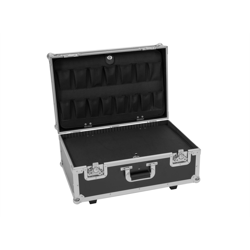 Flightcase Trolley Kuffert  Skillerum  Sort  62     41   32 Cm