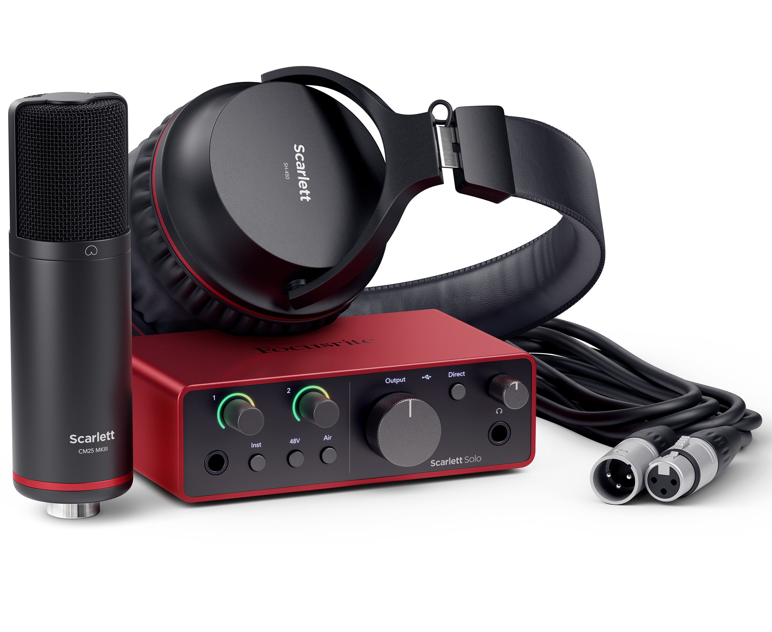 Focusrite Scarlett Solo Studio 4th Gen Lydkort Bundle