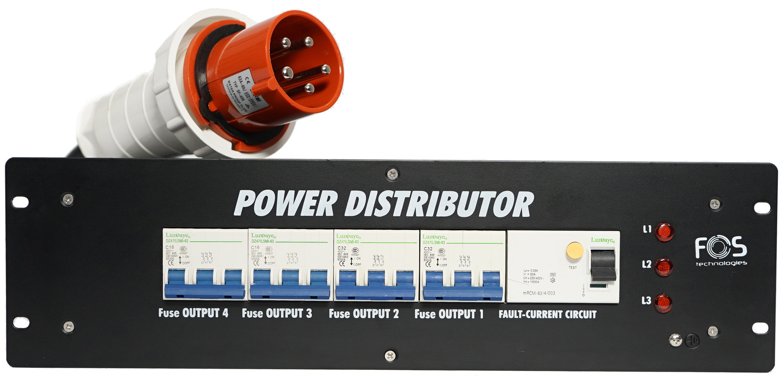 Fos Fpb-265 Pdu   Strøm Distribution 19 Quot 3unit 63a
