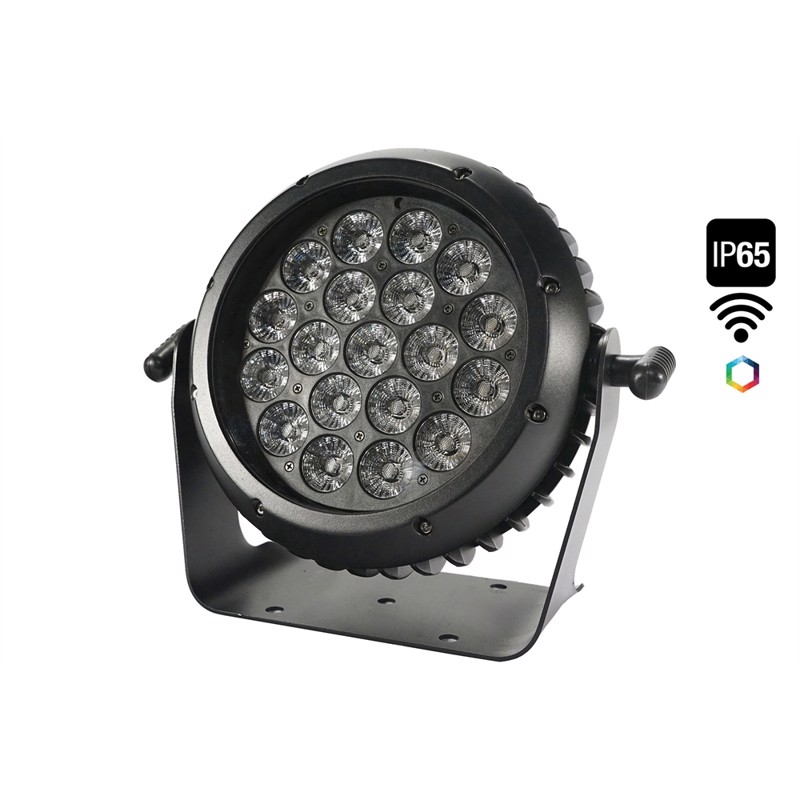 Fos Iq Par Ip65 Hex Wdmx      12 Watt Rgbwauv