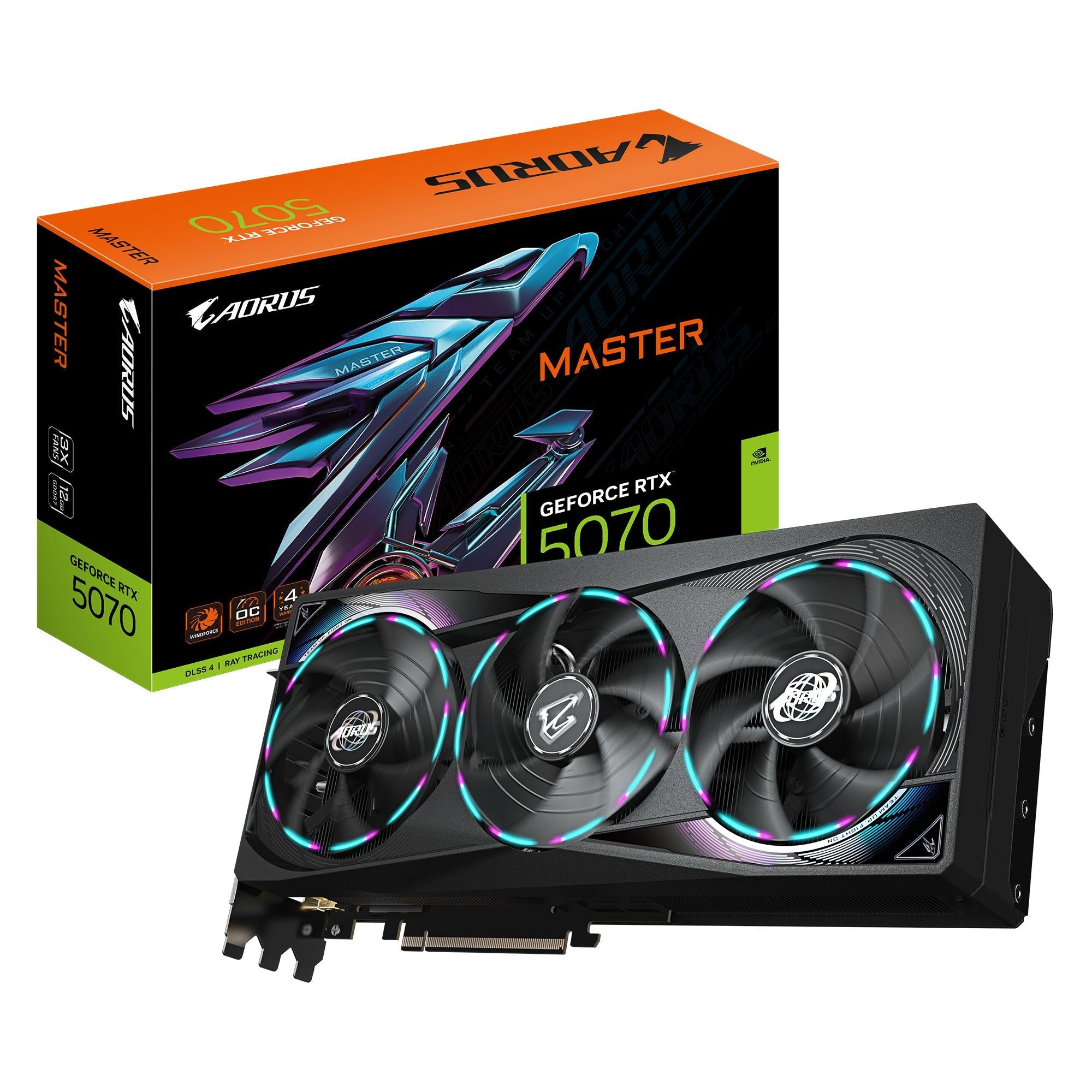 Gigabyte Geforce Rtx5070 Aorus Master 12gb