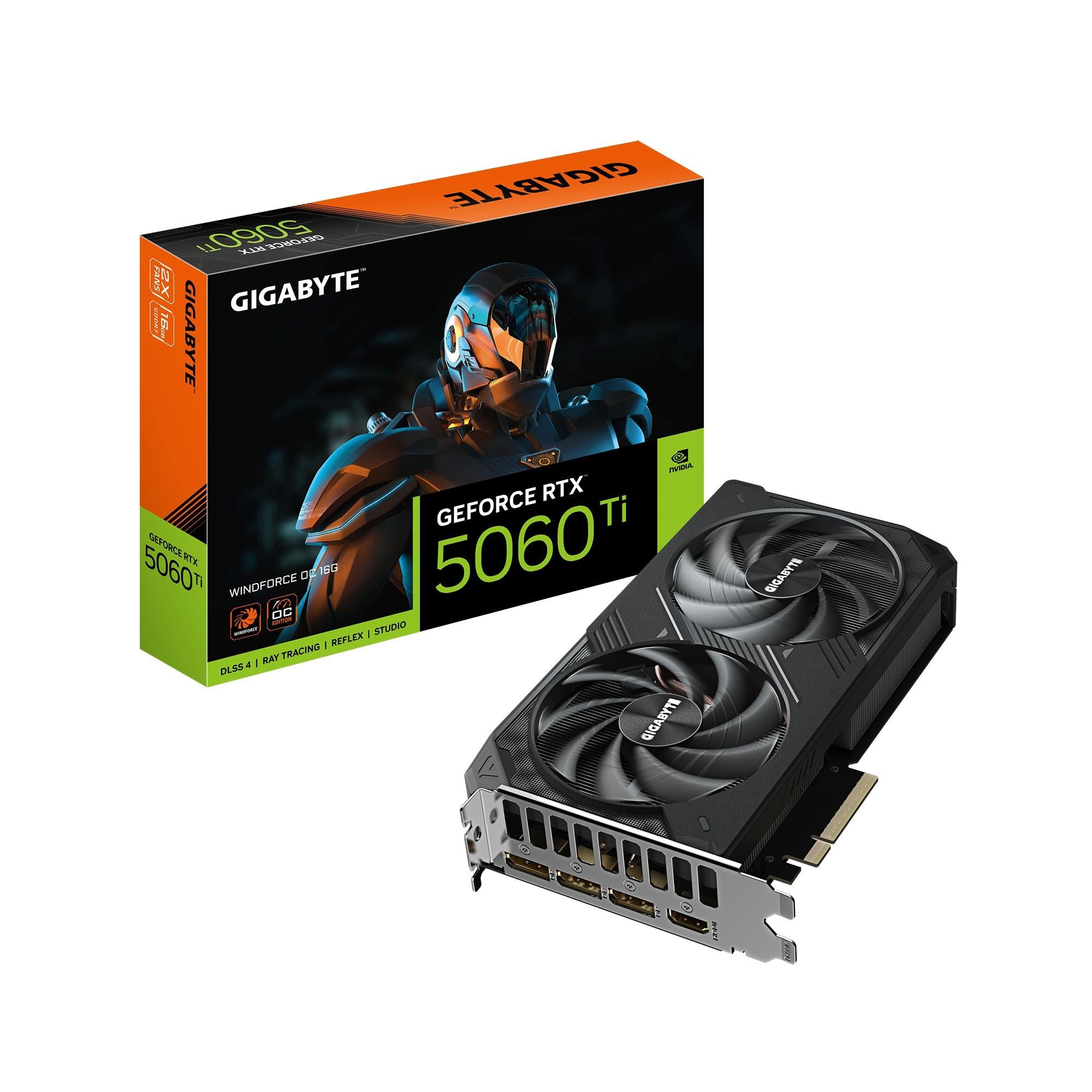 Gigabyte Geforce Rtx 5060 Ti Windforce Oc 16g Grafikkort Geekd Dk