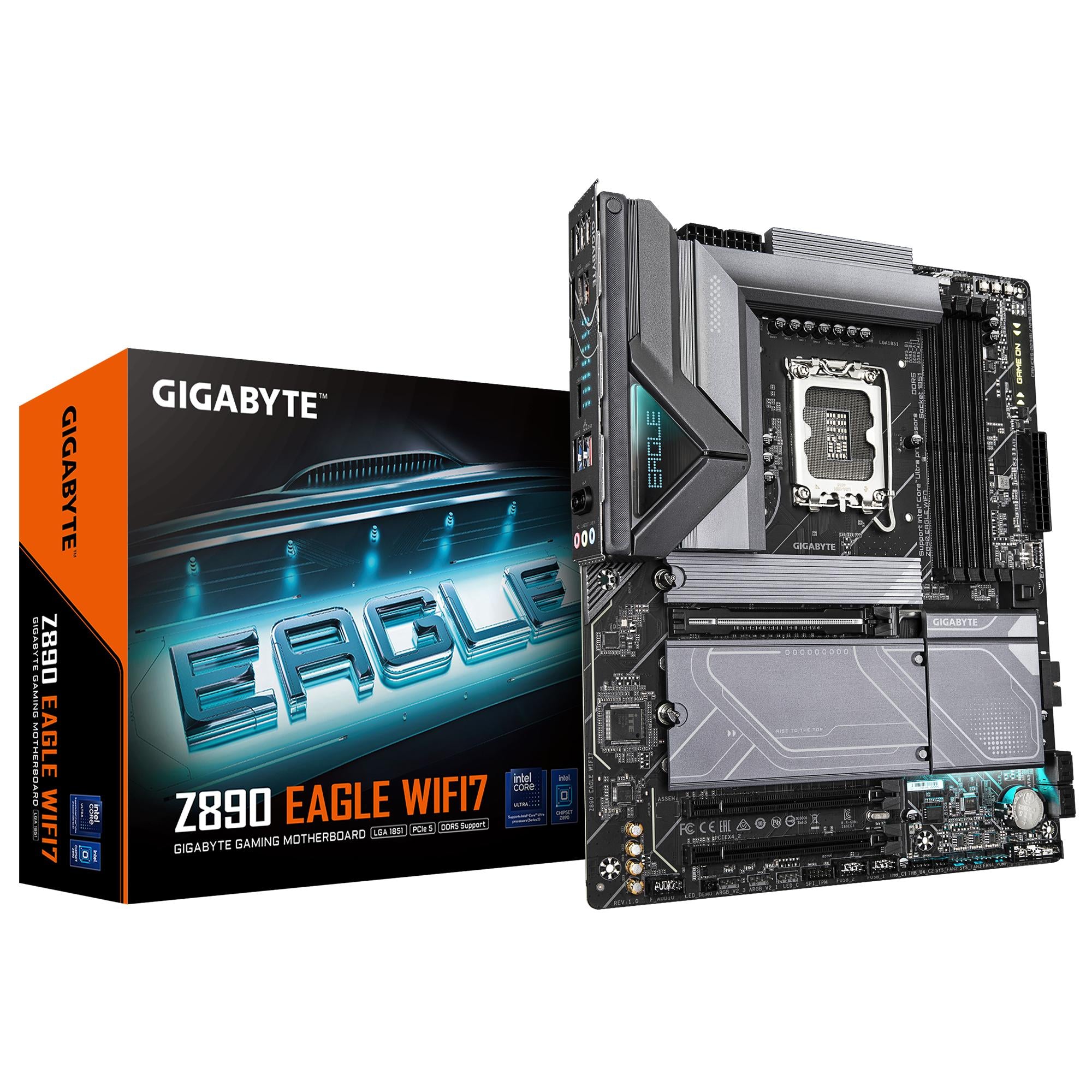 Gigabyte Z890 Eagle Wifi7 Atx Lga1851 Sokkel Intel Z890 Bundkort Geekd Dk