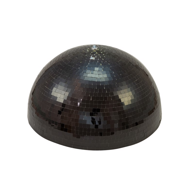 Halv Sort Spejlkugle Med Motor  50 Cm