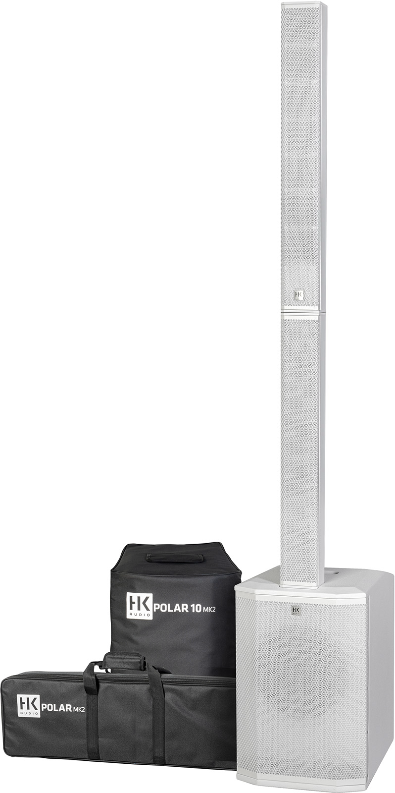 Hk Audio Polar 10 Mk2 Aktiv Pa Søjle System Hvid